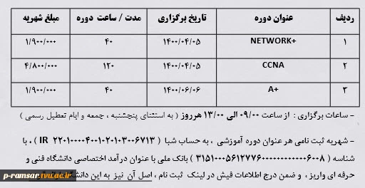 رویدادهای حوزه علم و فناوری 13