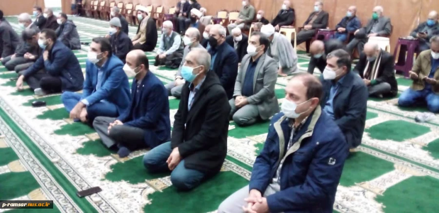 حضور سرپرست دانشگاه فنی و حرفه ای مازنداران، به همراه رئیس و معاونین و کارکنان آموزشکده ملاصدرا در نماز جمعه رامسر 5