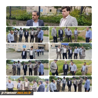 بازدید مهندس خوش قلب شهردار کتالم و سادات‌شهر به اتفاق هیئت همراه از آموزشکده