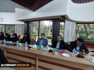 حضور رئیس آموزشکده و رئیس اداره آموزش آموزشکده ملی مهارت رامسر در نشست هم اندیشی اعضای هیأت علمی دانشگاه ملی مهارت استان مازندران
