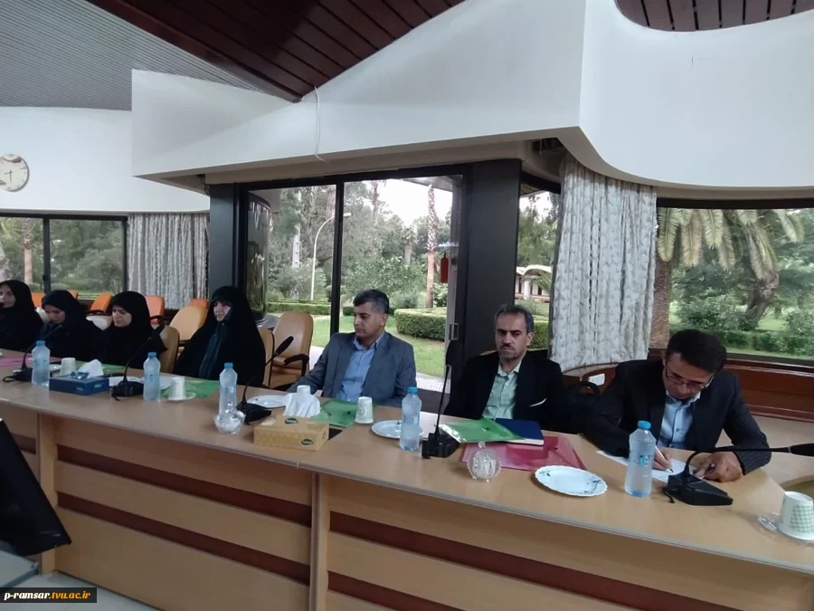 حضور رئیس آموزشکده و رئیس اداره آموزش آموزشکهد ملی مهارت رامسر در نشست هم اندیشی اعضای هیأت علمی دانشگاه ملی مهارت استان مازندران 2