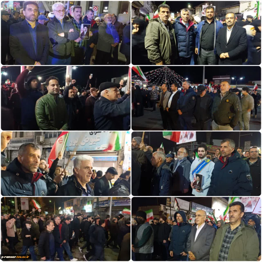 حضور کارکنان آموزشکده در سنگر خیابان 2